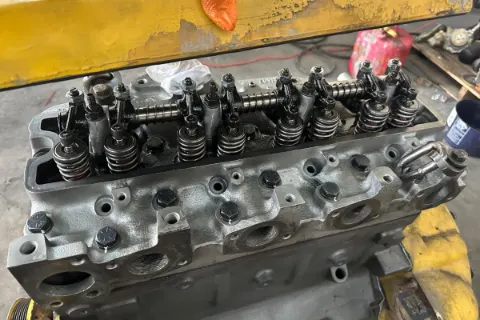 Heavy-equipment engine rebuild and troubleshooting work — photo 10